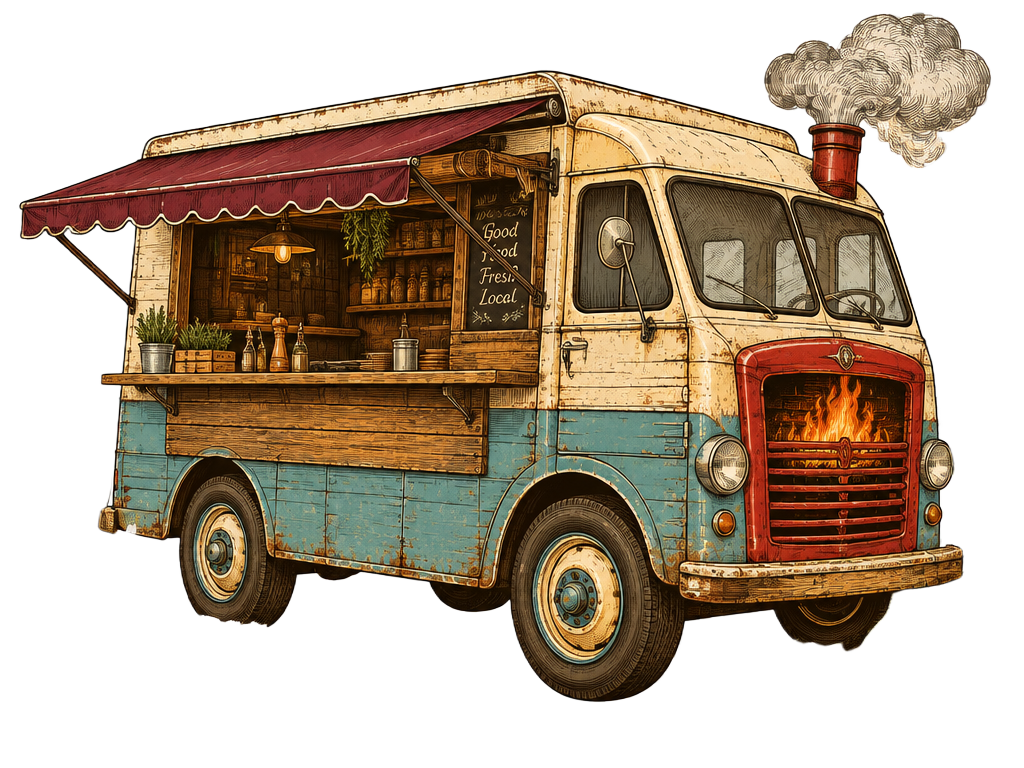 Illustration du food-truck Bibi's Grill